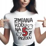 Koszulka damska na 50 urodziny Zmiana Kodu r. M – Nowa wersja
