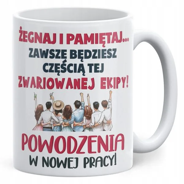 Kubek ceramiczny Pożeganie Odejście z Pracy Dla Kolegi Koleżanki Prezent