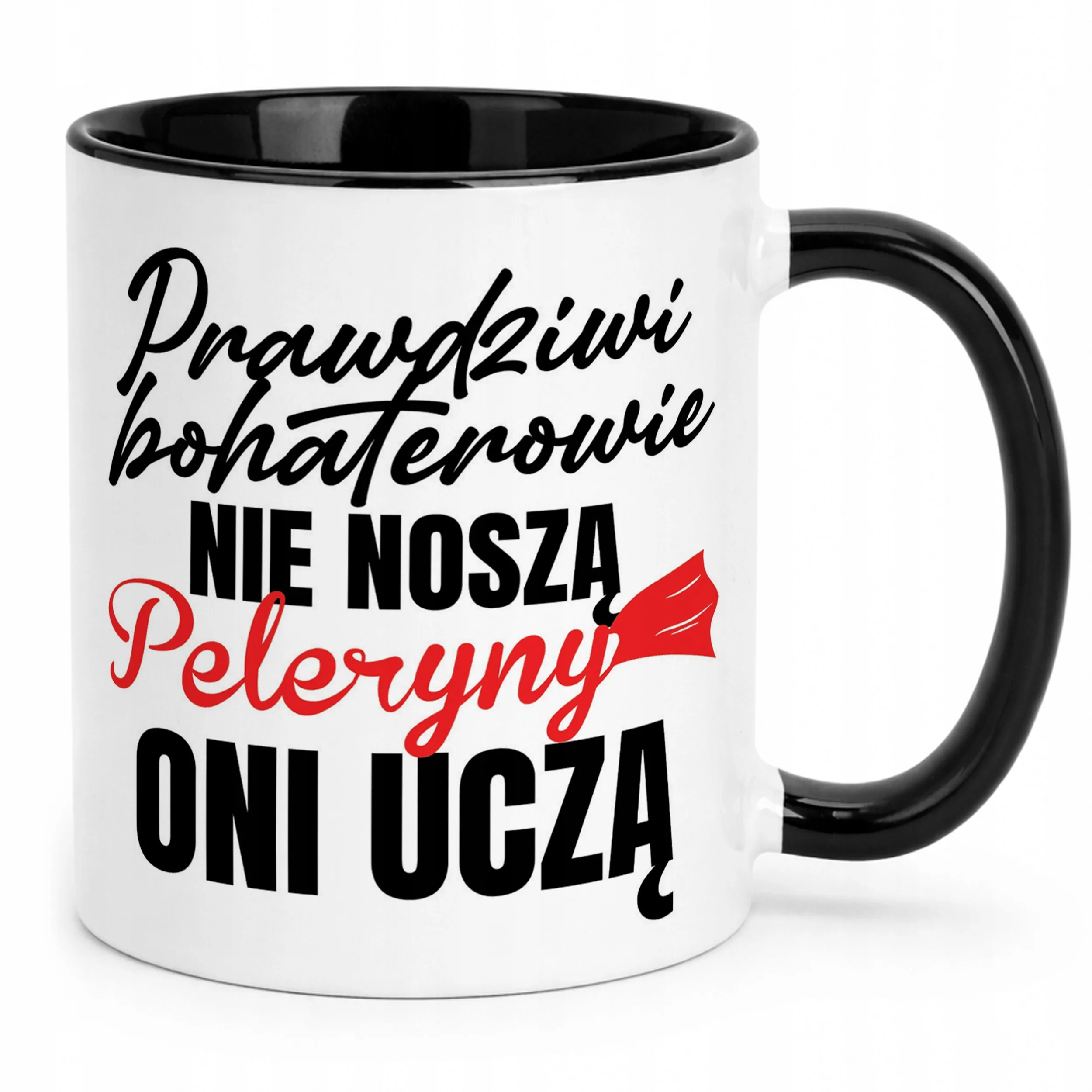 Kubek Czarny Dla Nauczyciela Nauczycielki Dzień Nauczyciela Prezent
