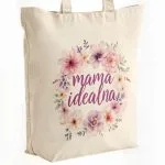 Torba bawełniana premium na zakupy Dzień Matki Prezent Mama Idealna