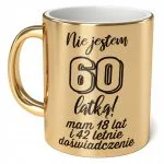 Kubek ceramiczny 330 ml Nie jestem 60 Na 60 Urodziny Prezent Dla Kobiety