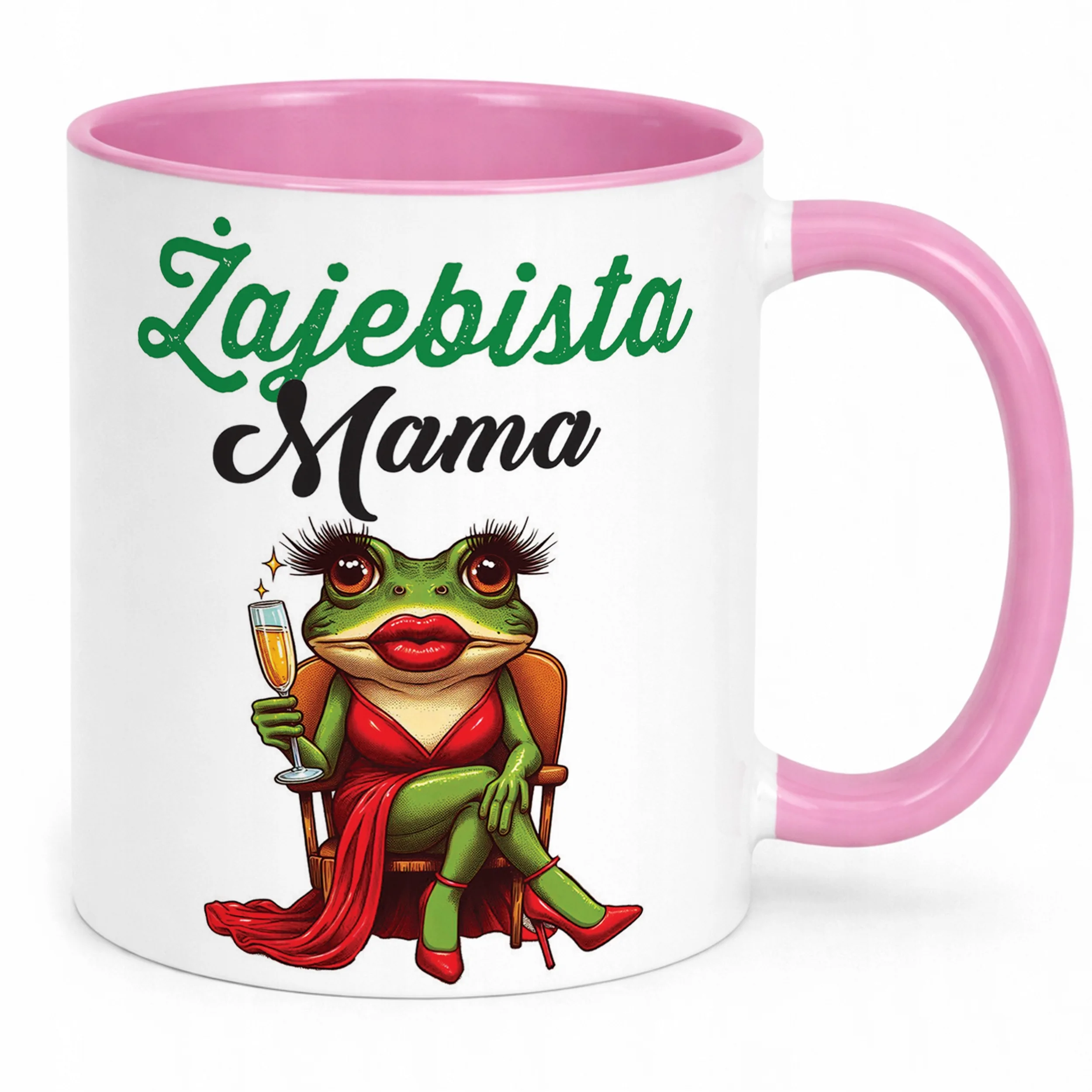 Kubek Różowy Dzień Matki Dla Mamy Prezent Najlepsza Mama