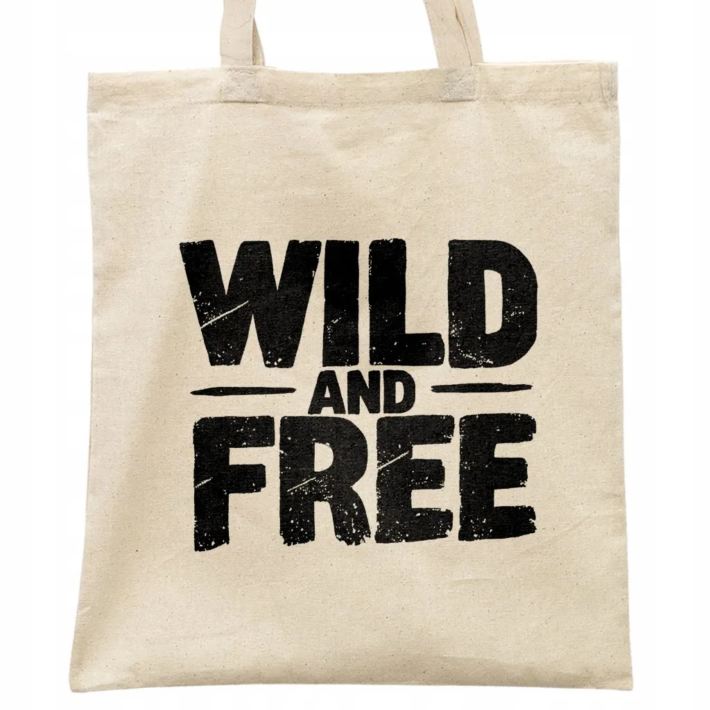Torba bawełniana na zakupy Wild And Free Prezent