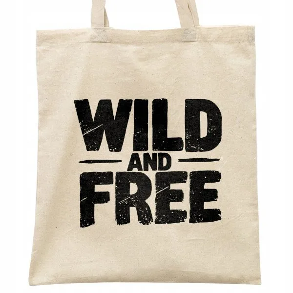 Torba bawełniana na zakupy Wild And Free Prezent