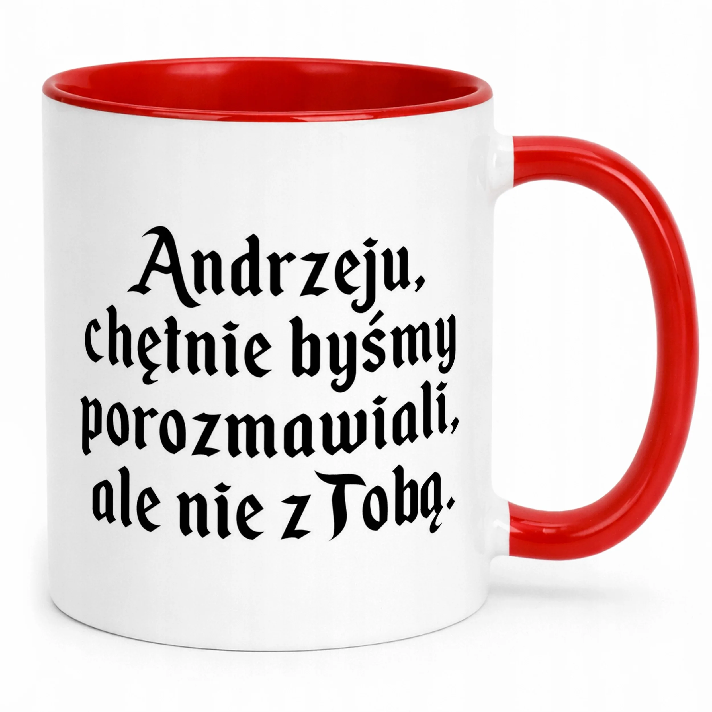 Kubek ceramiczny 1670 Andrzeju Chętnie Byśmy Porozmawiali Jan Paweł