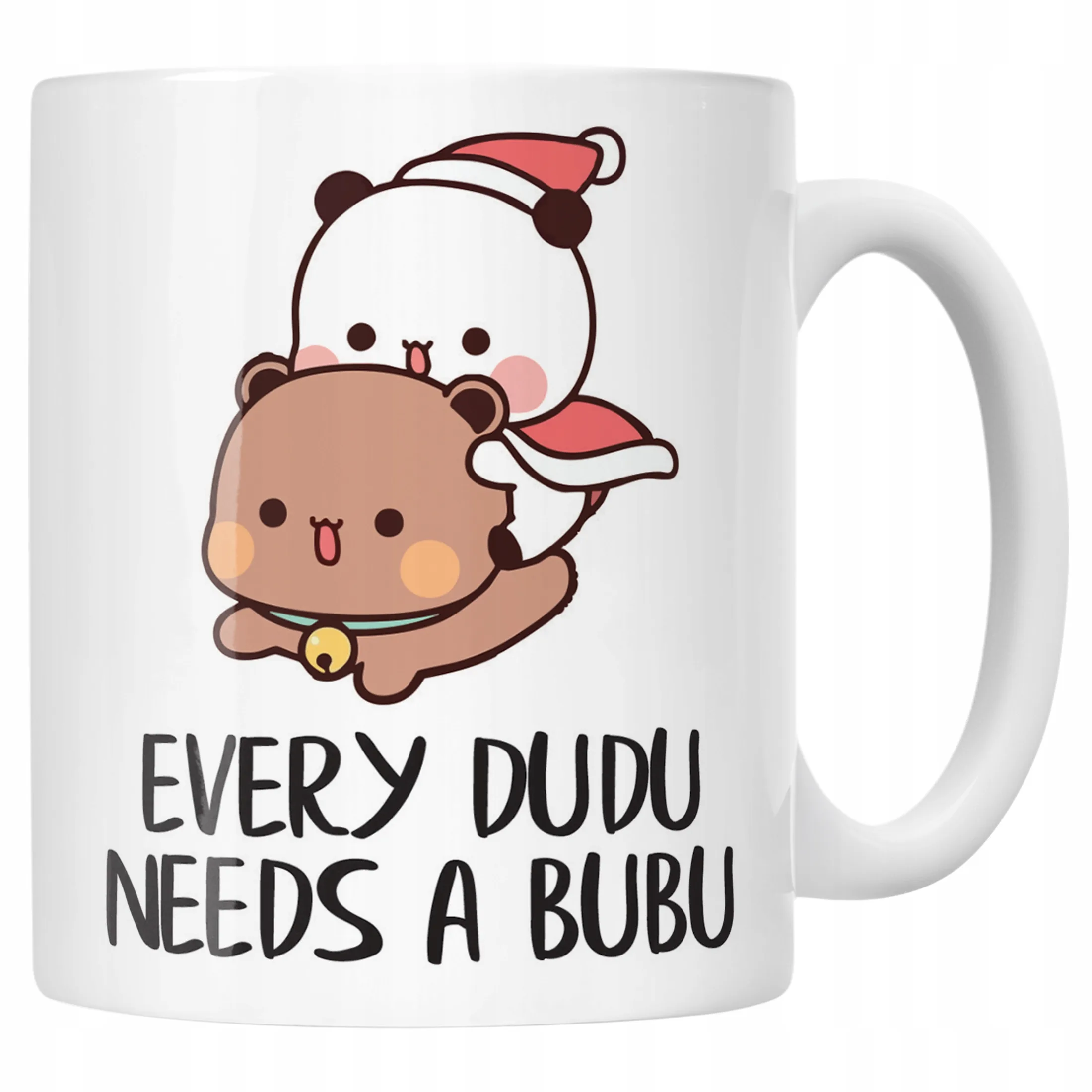 Kubek Ceramiczny Świąteczny Bubu Dudu Boże Narodzenie Mikołajki Prezent