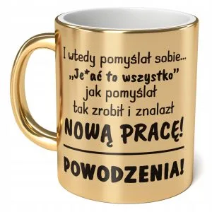 Kubki złote metalizowane