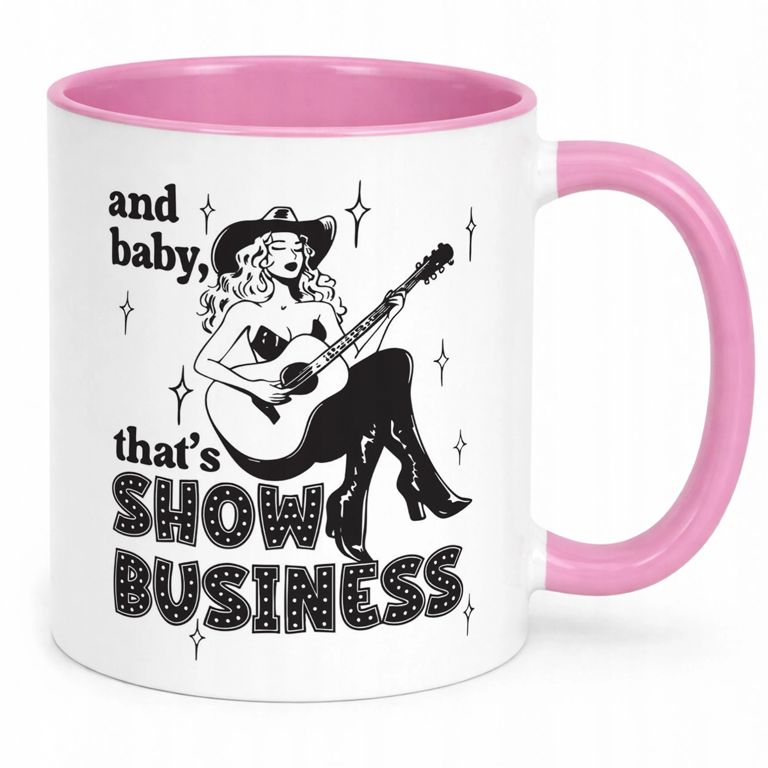 Kubek Różowy Taylor Swift The Life Of A Showgirl Dla Fanów Prezent