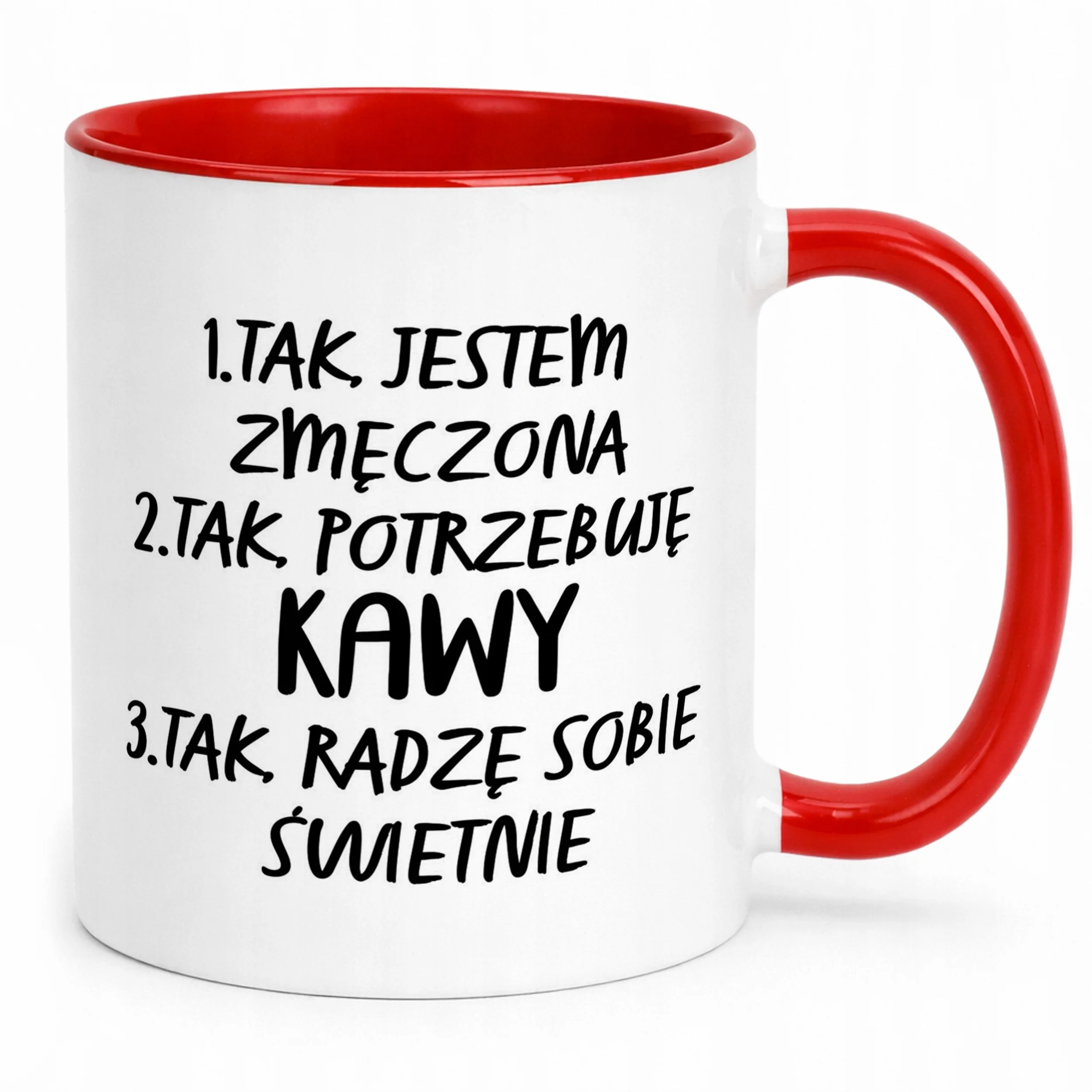 Kubek Czerwony Dzień Kobiet Dla Kobiety Dziewczyny Prezent Upominek