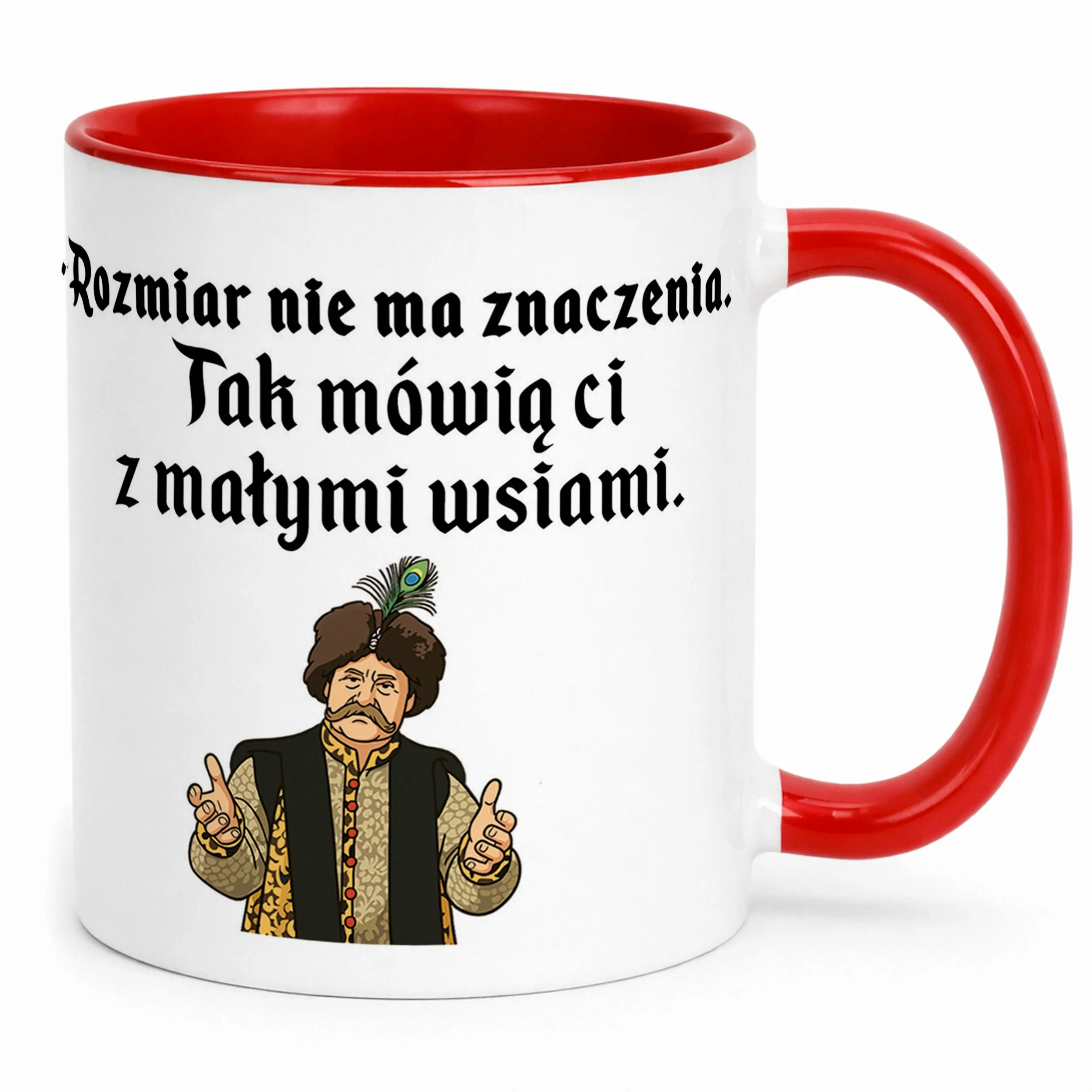 Kubek ceramiczny 1670 Rozmiar Nie Ma Znaczenia Jan Paweł Prezent