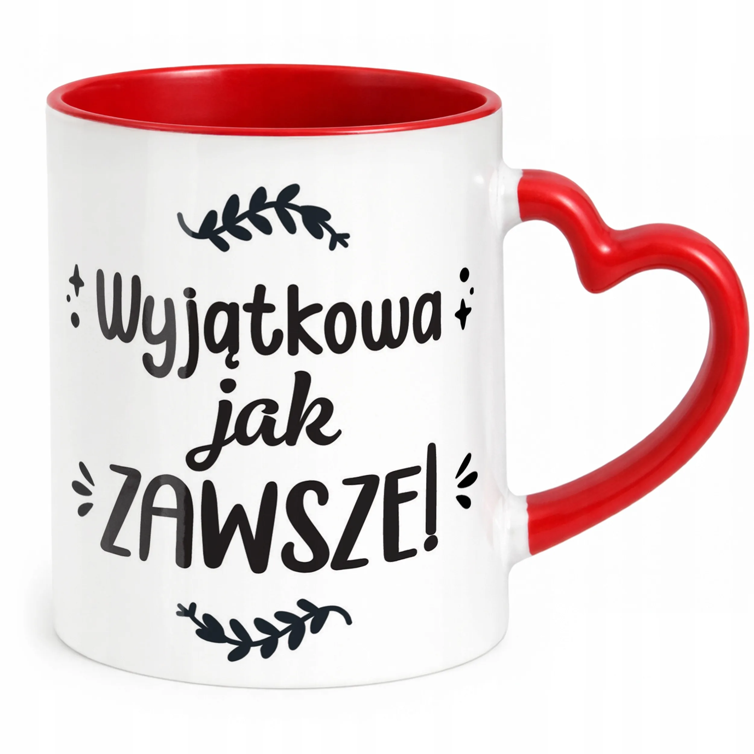 Kubek Czerwony Dzień Kobiet Dla Kobiety Dziewczyny Prezent Upominek