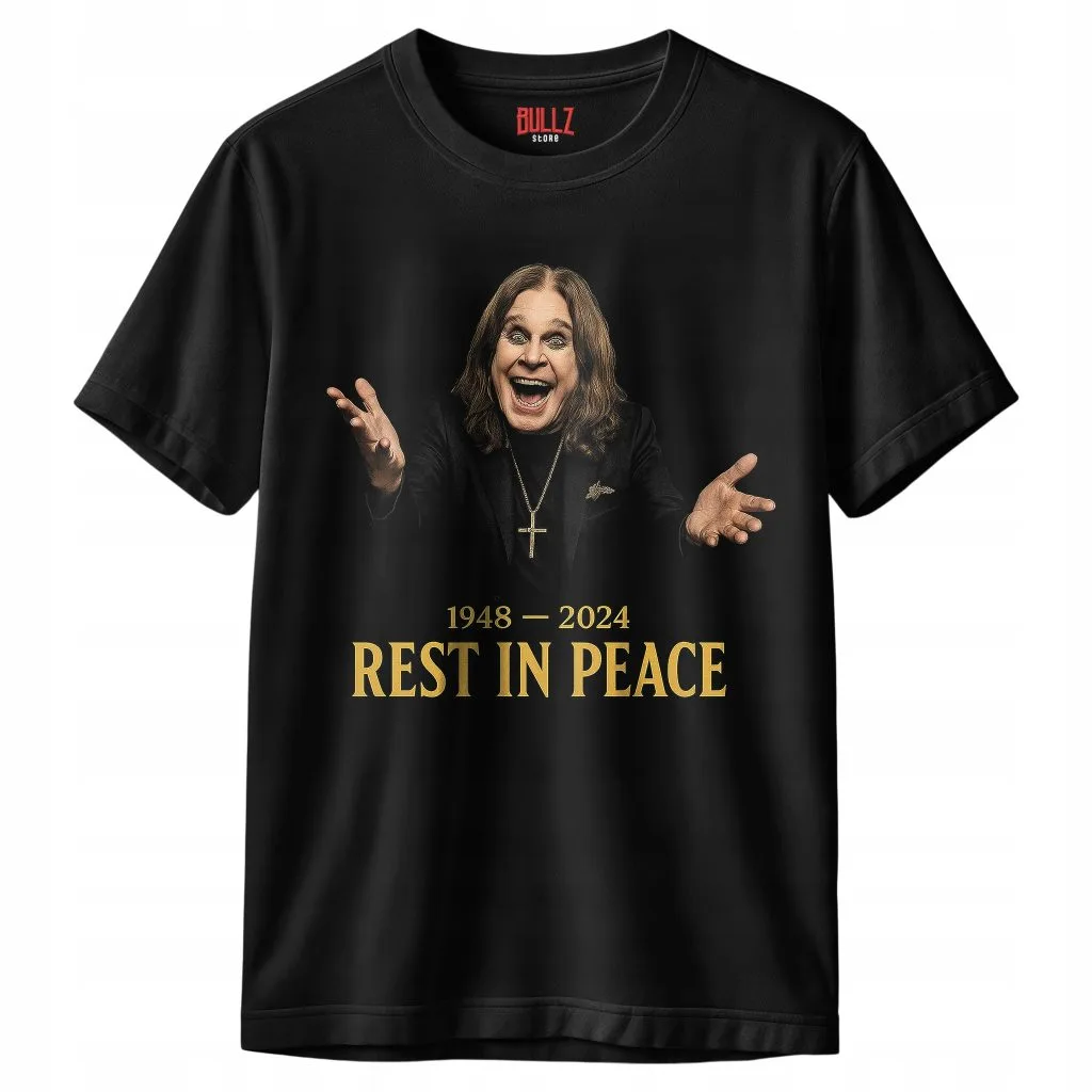 Koszulka czarna męska Ozzy Osbourne Black Sabbath Dla Fanów r. 3XL