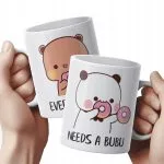 Zestaw kubków ceramicznych 330 ml Bubu i Dudu Dla Pary Prezent