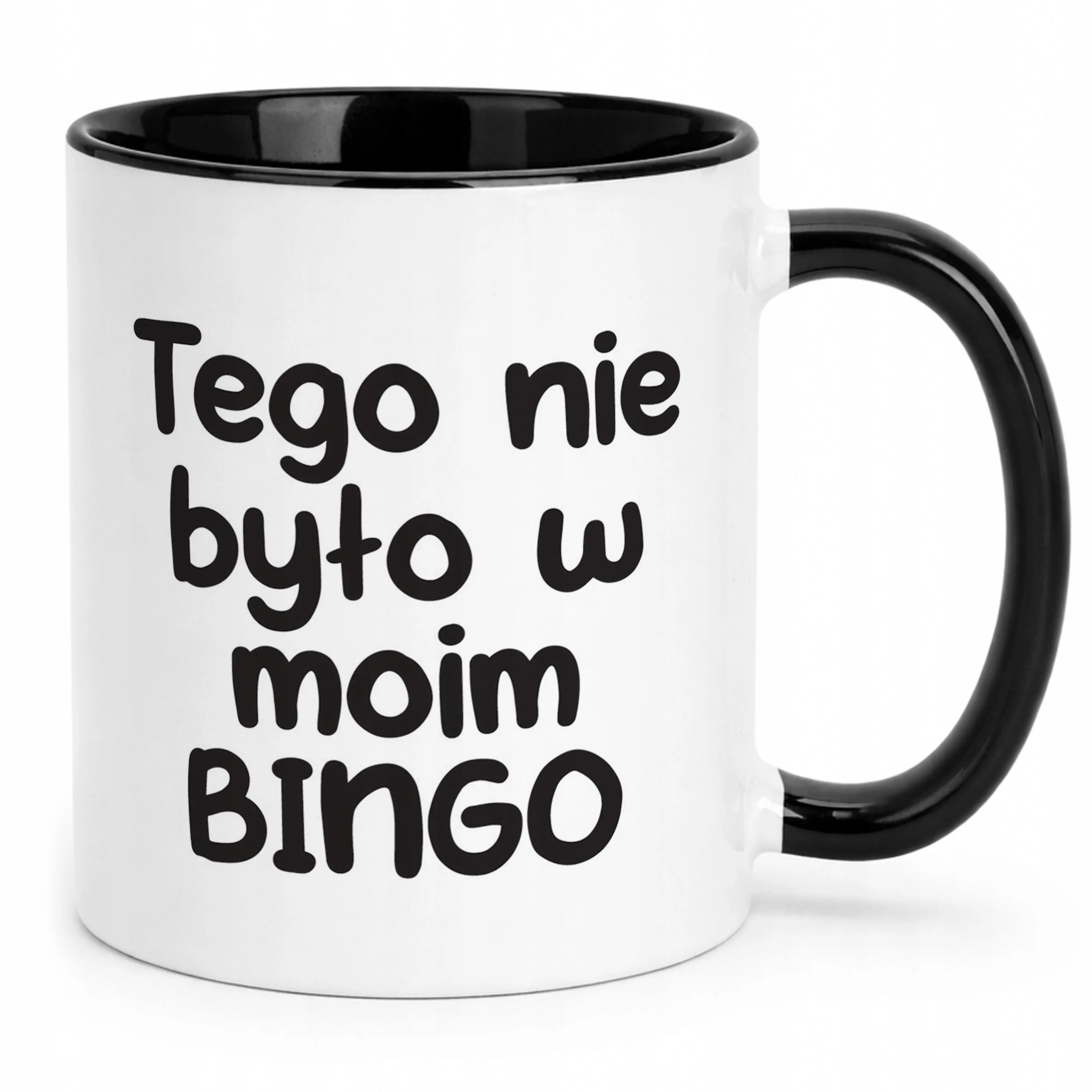 Kubek Czarny Tego Nie Było W Moim Bingo Śmieszny Zabawny Prezent