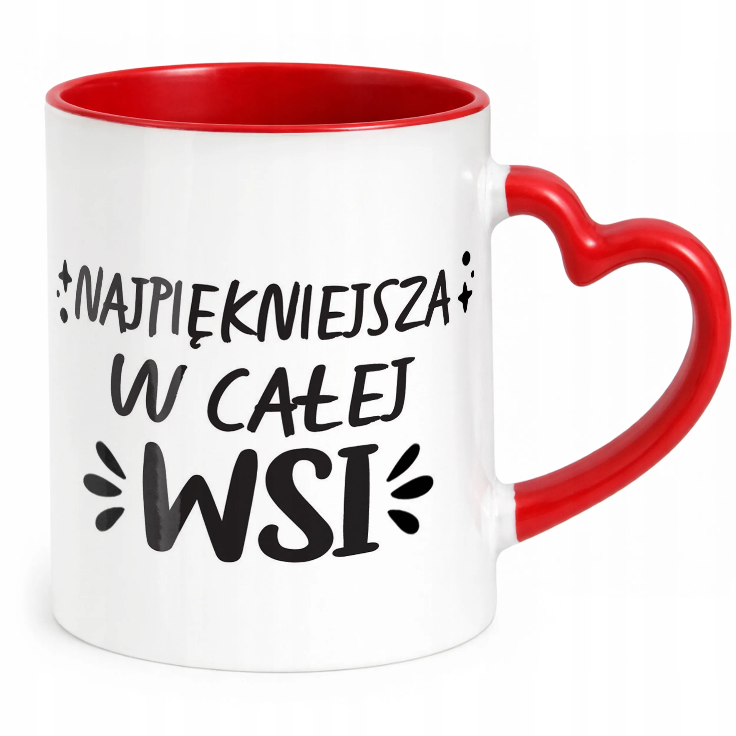 Kubek Czerwony Dzień Kobiet Dla Kobiety Dziewczyny Prezent Upominek