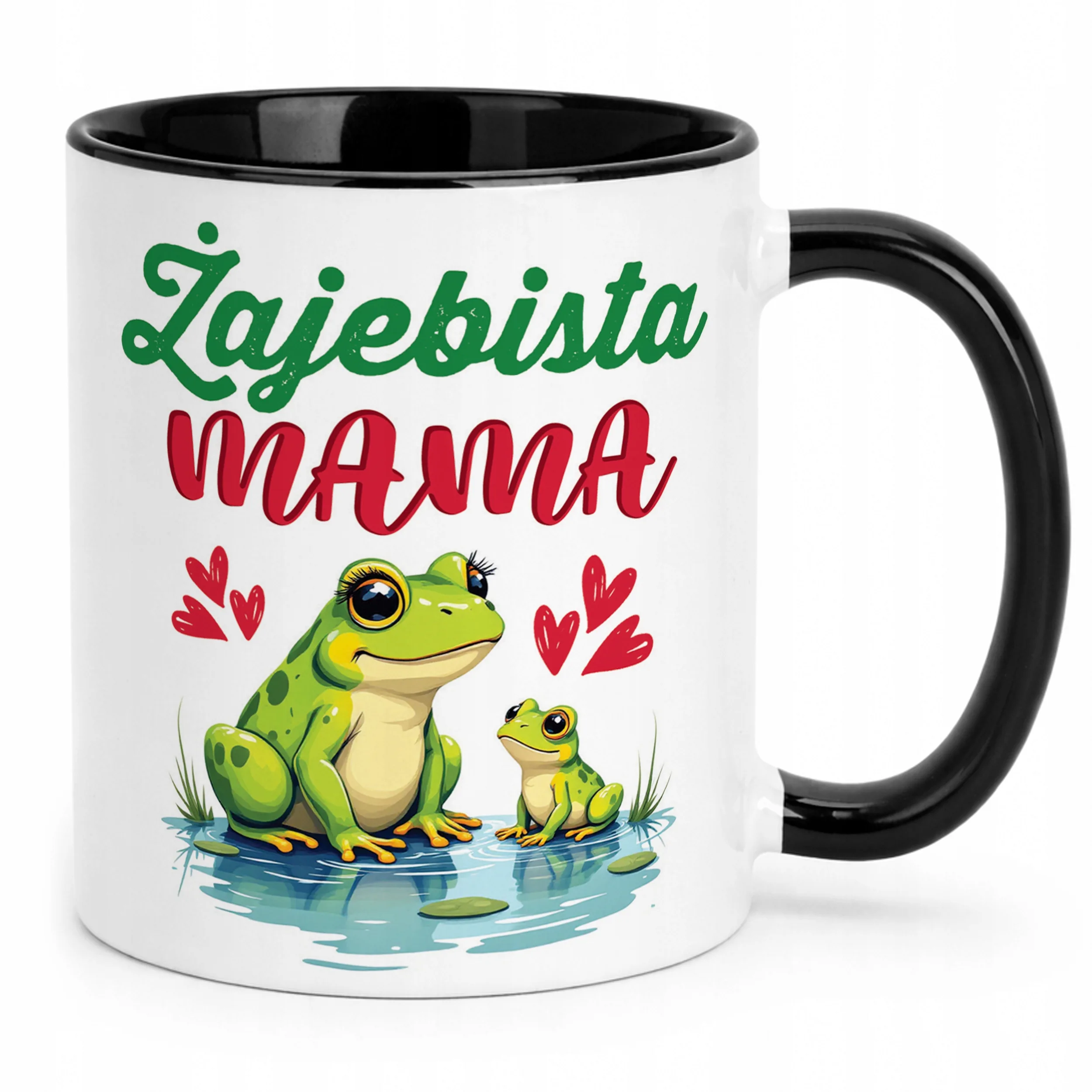 Kubek Czarny Dzień Matki Dla Mamy Prezent Upominek Żajebista Mama