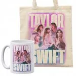 Zestaw torba bawełniana na zakupy + kubek Taylor Swift Dla Fanów