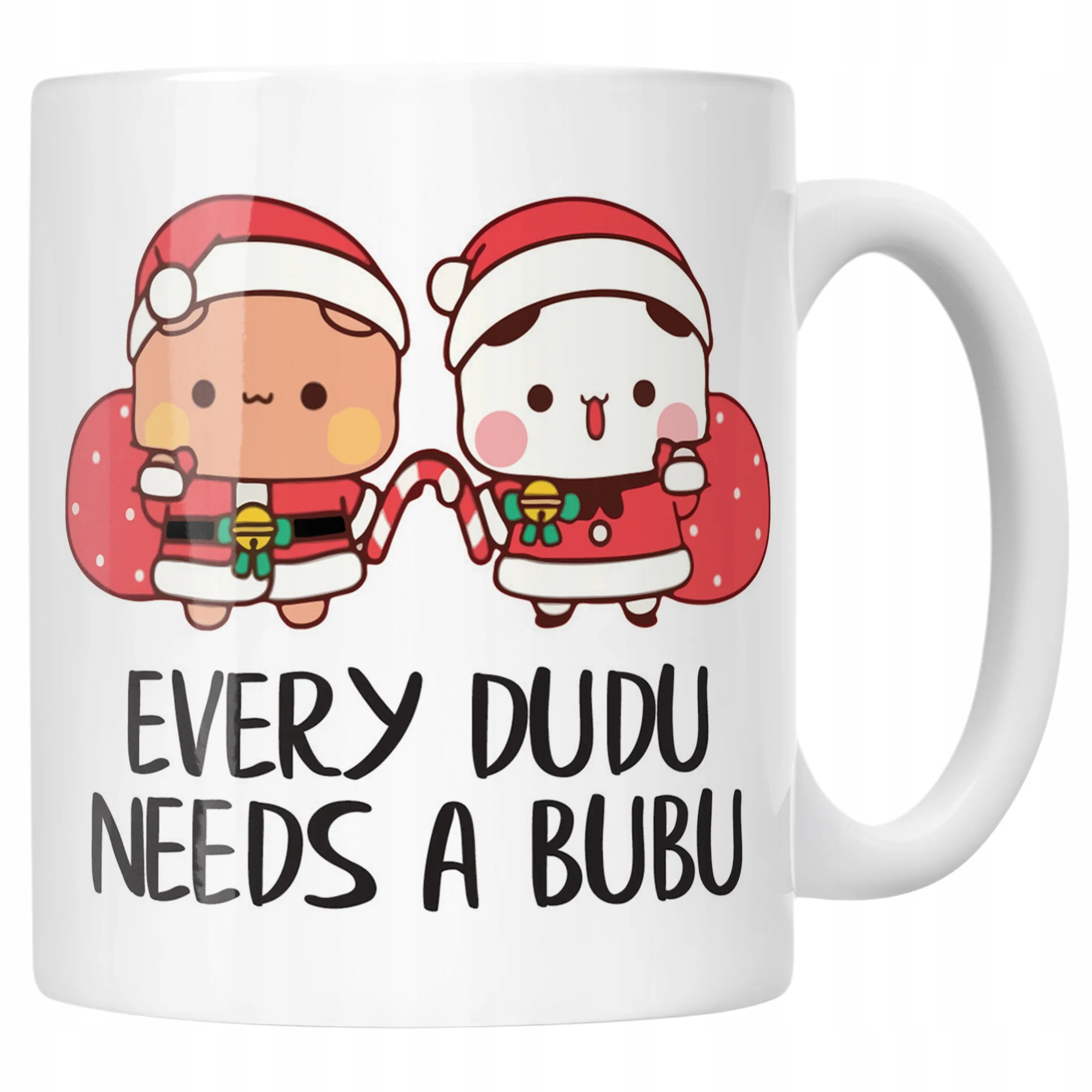 Kubek Ceramiczny Świąteczny Bubu Dudu Boże Narodzenie Mikołajki Prezent