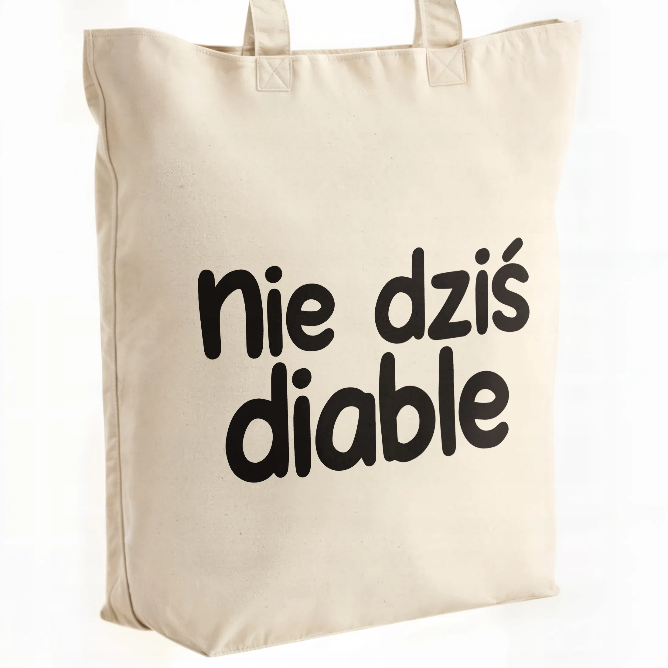 Torba bawełniana premium Nie Dziś Diable Zabawny Prezent