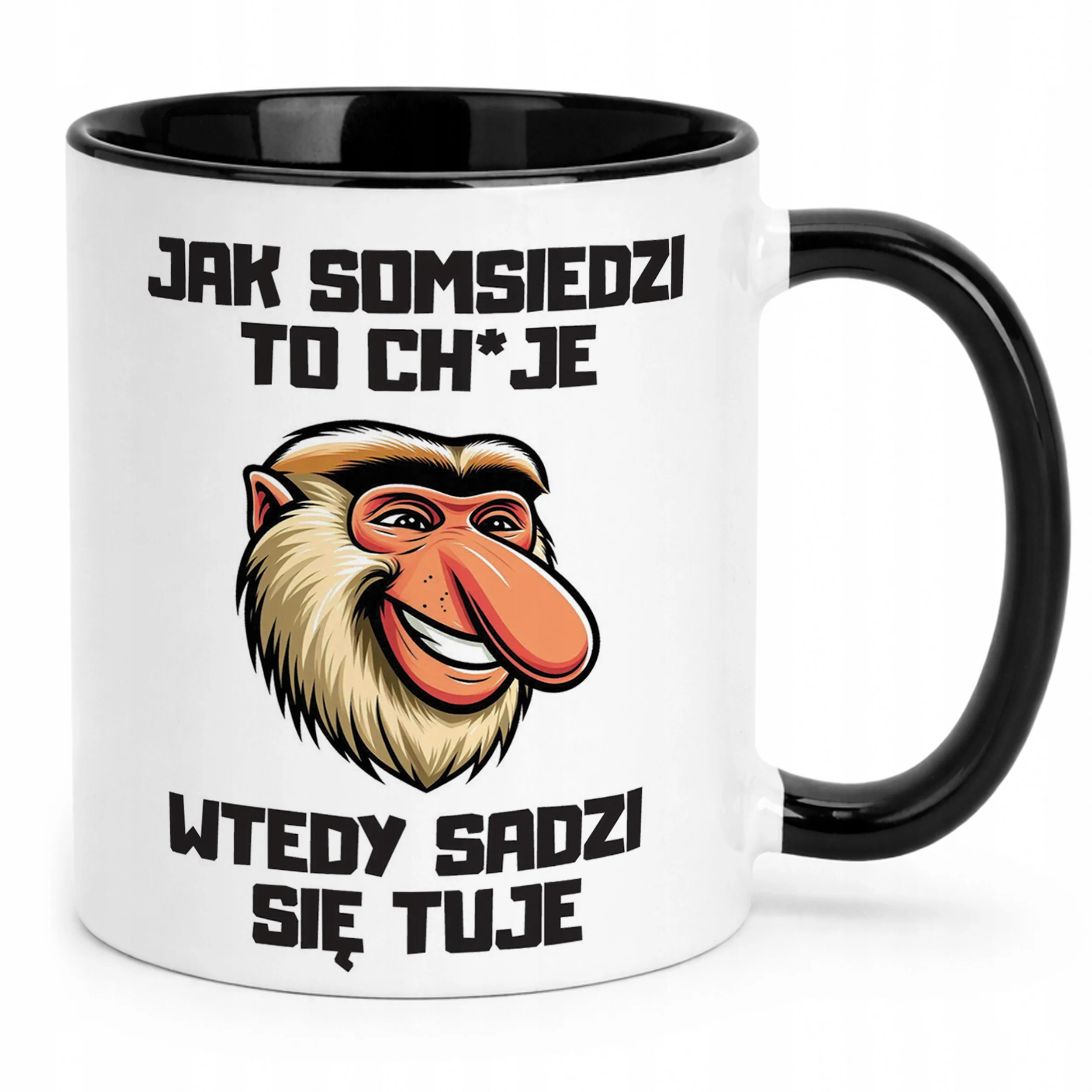 Kubek Czarny Janusz Nosacz To Co Szwagier Zabawny Prezent
