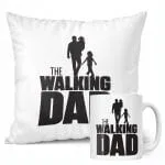Zestaw Kubek + Poduszka Dzień Ojca Dla Taty The Walking Dad Prezent