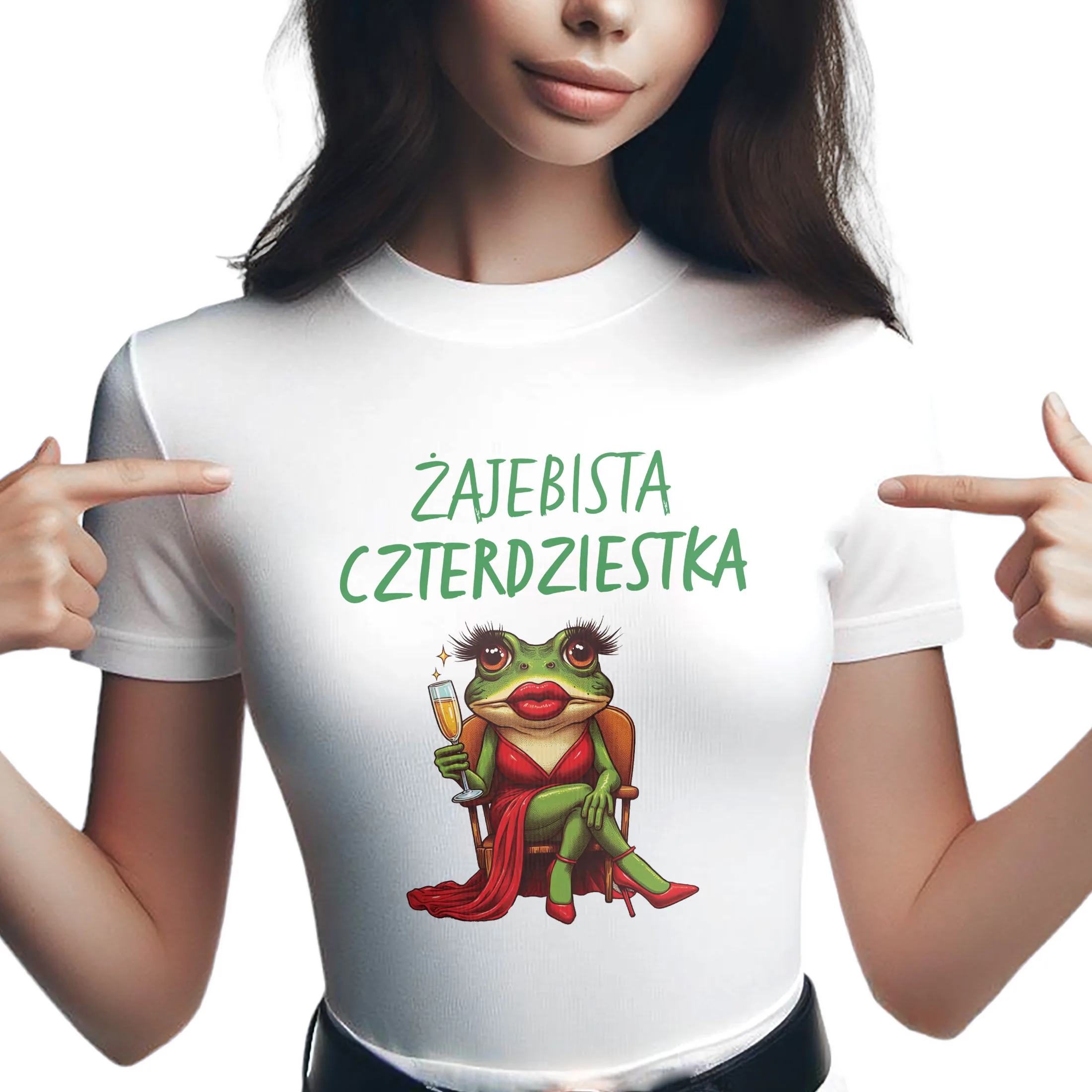 Koszulka damska Żajebista 40 Prezent Dla Kobiety Na 40 Urodziny