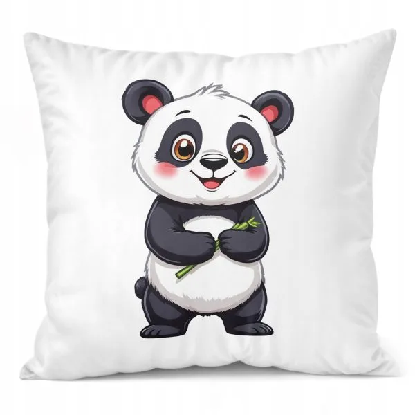 Poduszka 38x38cm Panda Zwierzak Słodki Dla Dzieci Prezent