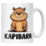 Kubek ceramiczny Kapibara Capybara Zwierzak Słodki Dla Dzieci Prezent