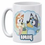Kubek ceramiczny Bluey Personalizowany z Imieniem Prezent Dla Dziecka