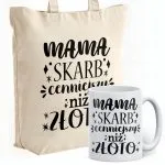 Zestaw Kubek + Torba Premium Dzień Matki Dla Mamy Prezent Upominek