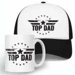 Zestaw Kubek + Koszulka Dzień Ojca Dla Taty Top Dad Prezent