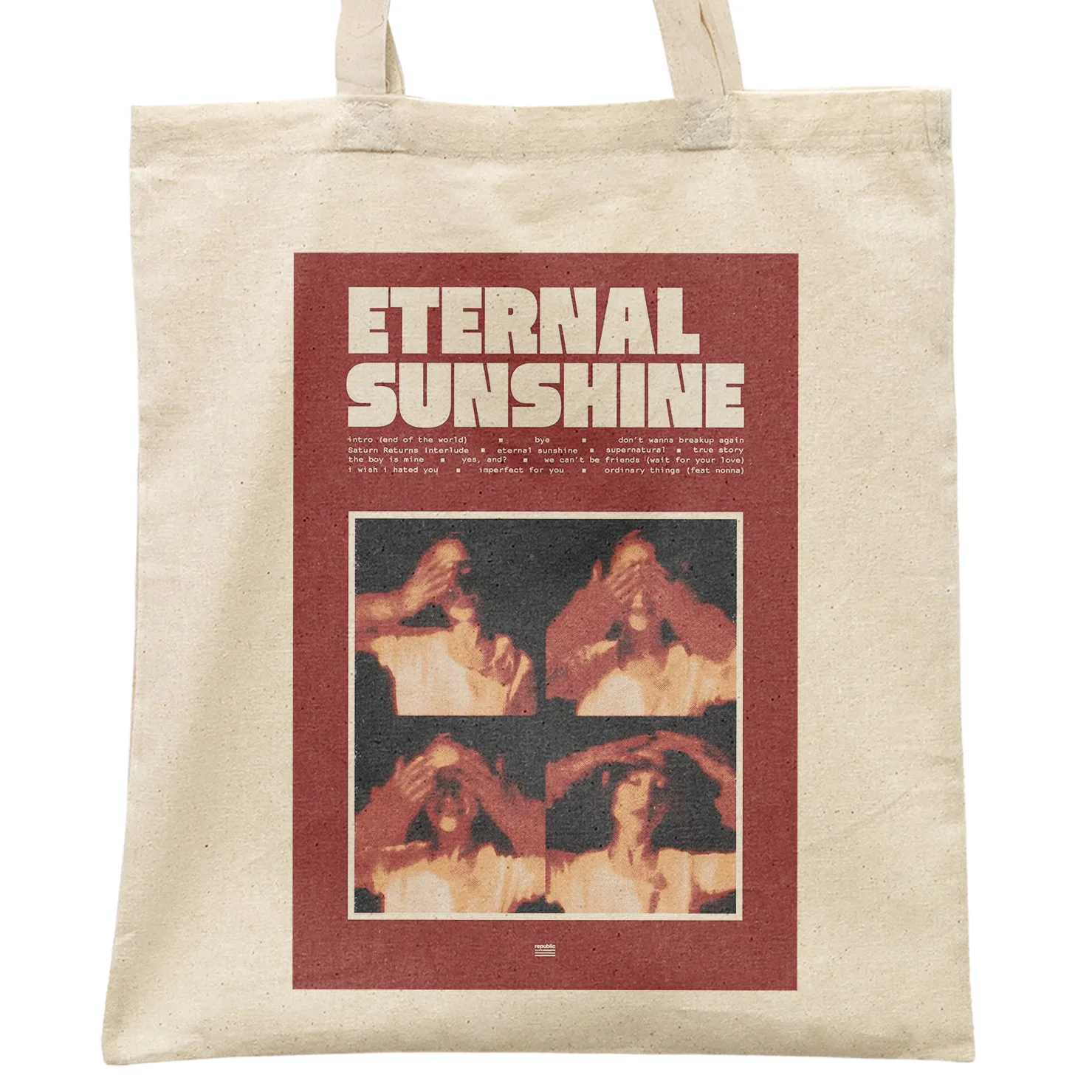 Torba bawełniana na zakupy 42×38 Ariana Grande Eternal Sunshine Dla Fanów