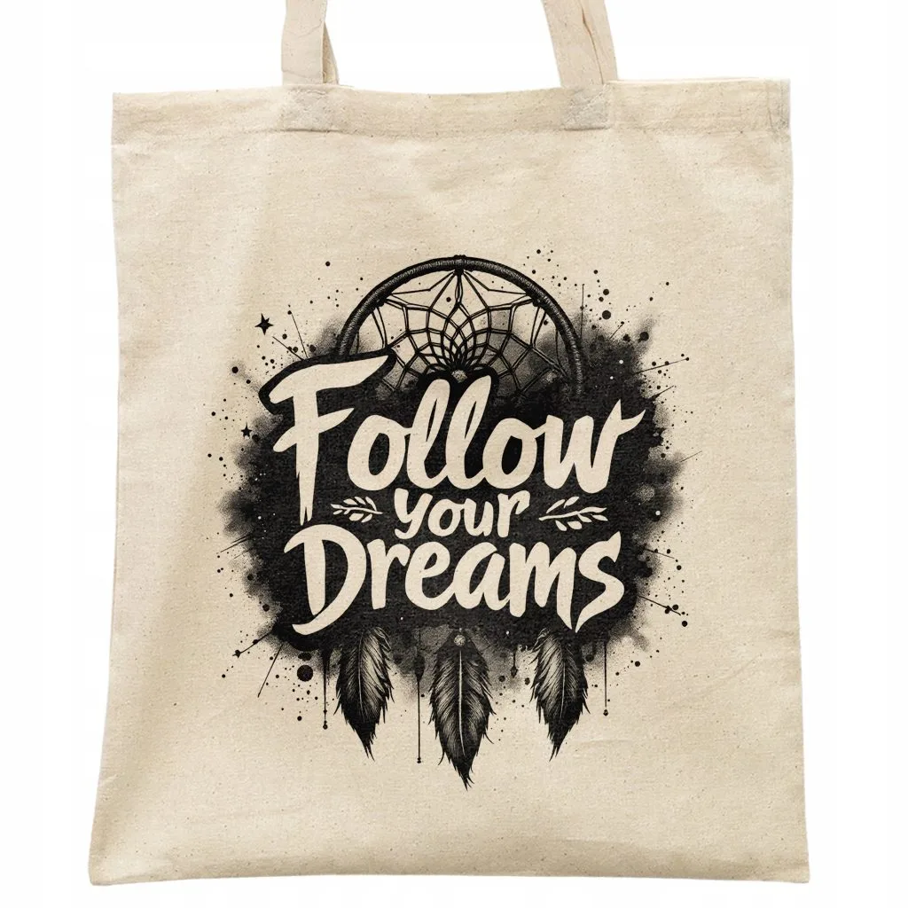 Torba bawełniana na zakupy Follow Your Dreams Łapacz Snów Prezent