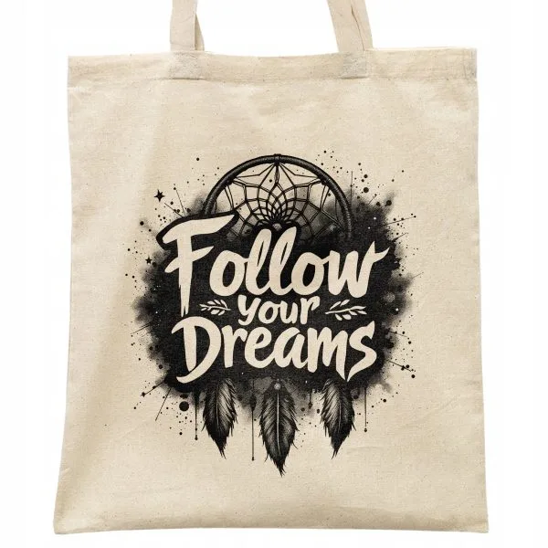 Torba bawełniana na zakupy Follow Your Dreams Łapacz Snów Prezent