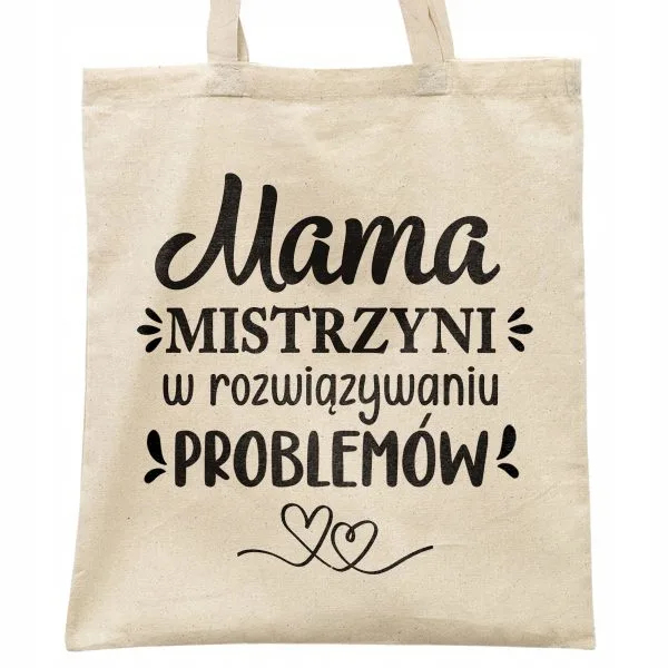 Torba bawełniana na zakupy Dzień Matki Dla Mamy Prezent Mama Mistrzyni