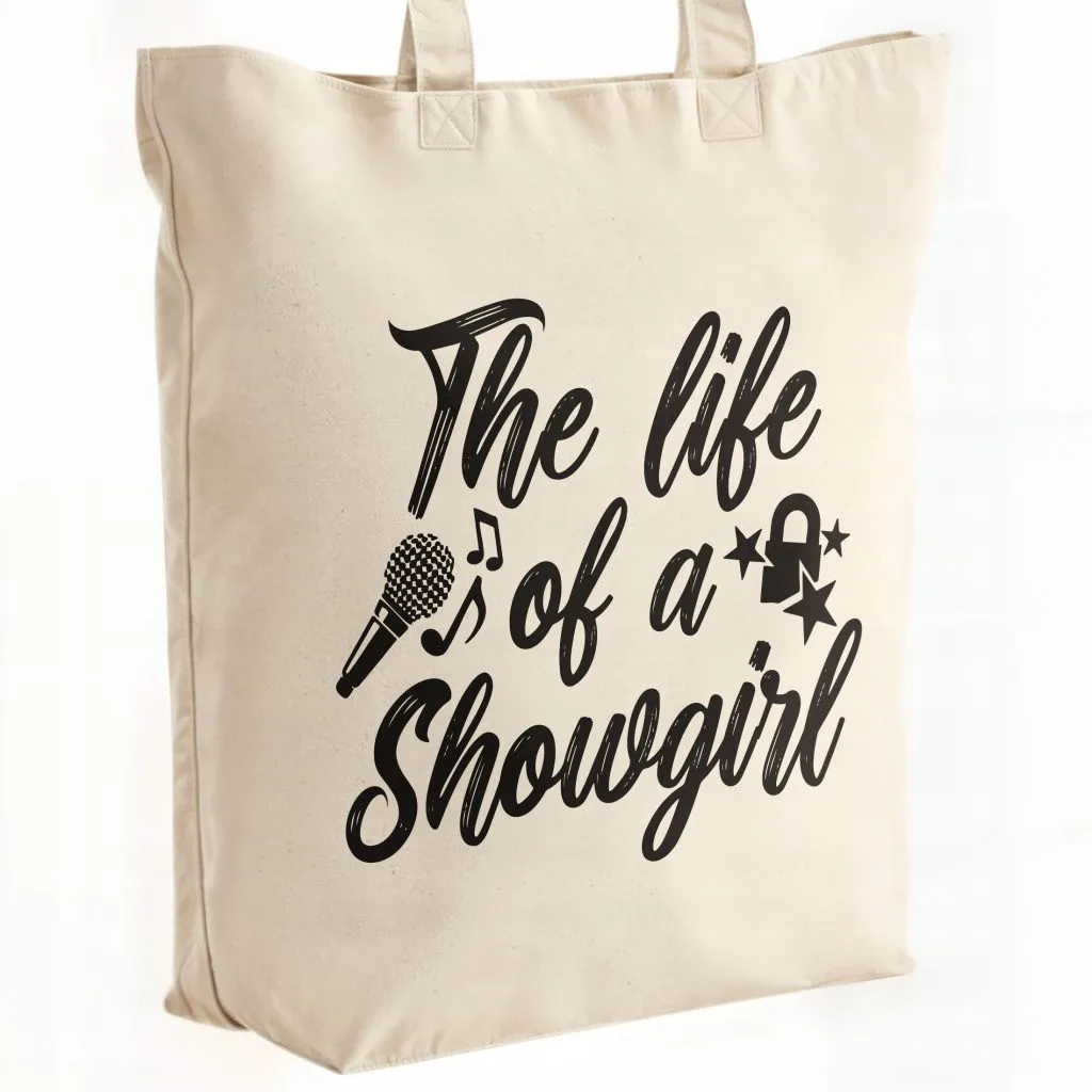 Torba bawełniana premium na zakupy Taylor Swift The Life Of A Showgirl