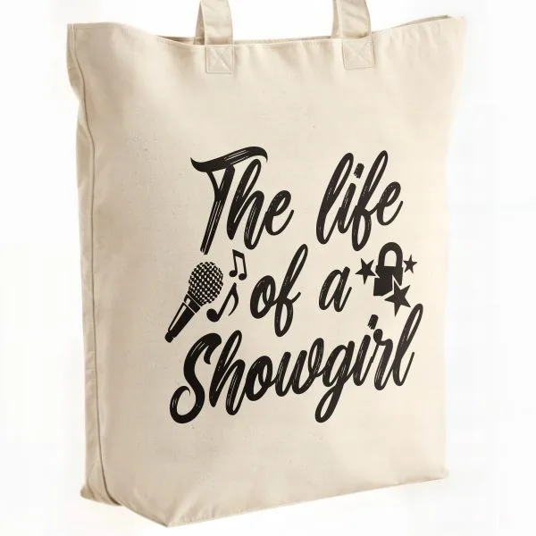 Torba bawełniana premium na zakupy Taylor Swift The Life Of A Showgirl