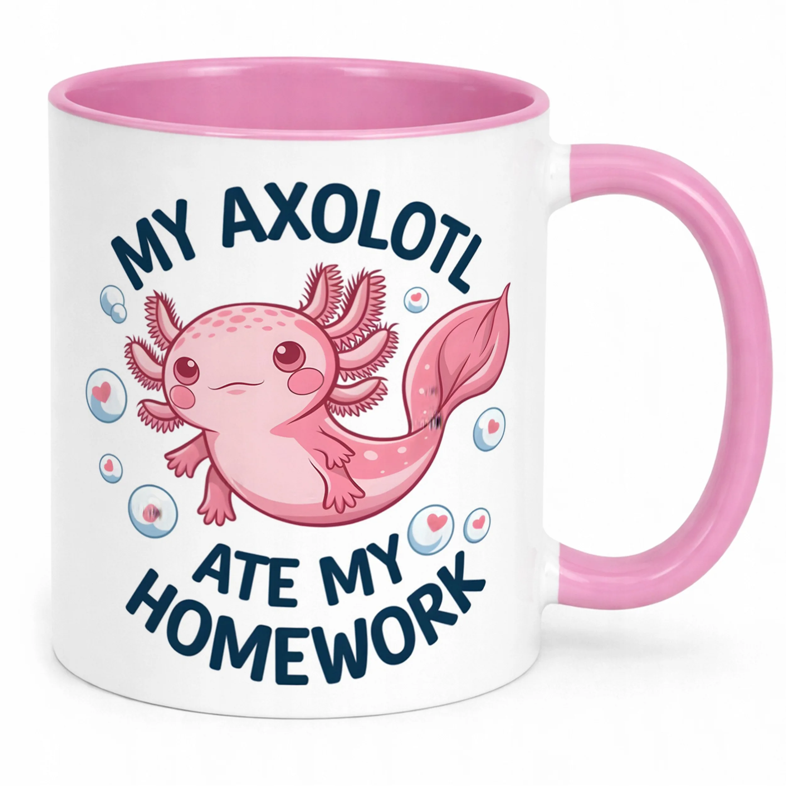 Piękny różowy kubek dla dzieci Aksolotl Axolotl Zwierzak Viral Trend