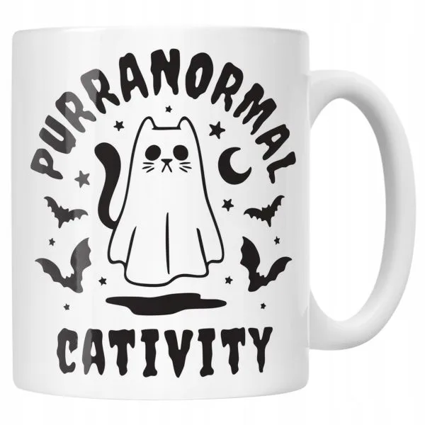 Kubek ceramiczny Halloween Jesień Dynia Duch Prezent Upominek