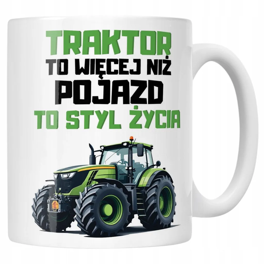 Kubek ceramiczny Rolnik Dla Rolnika Traktor Zabawny Prezent Upominek