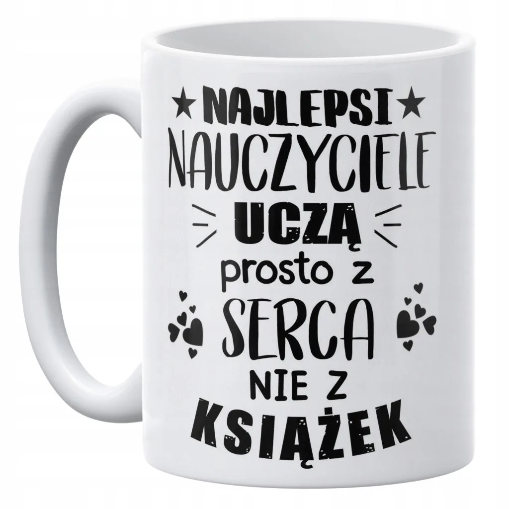 Kubek ceramiczny 330 ml Dzień Nauczyciela Dla Nauczyciela Prezent Upominek