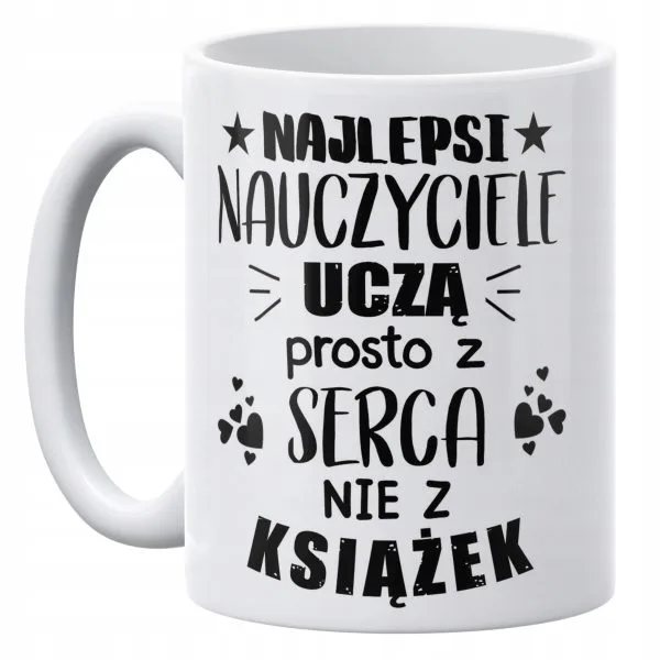 Kubek ceramiczny 330 ml Dzień Nauczyciela Dla Nauczyciela Prezent Upominek