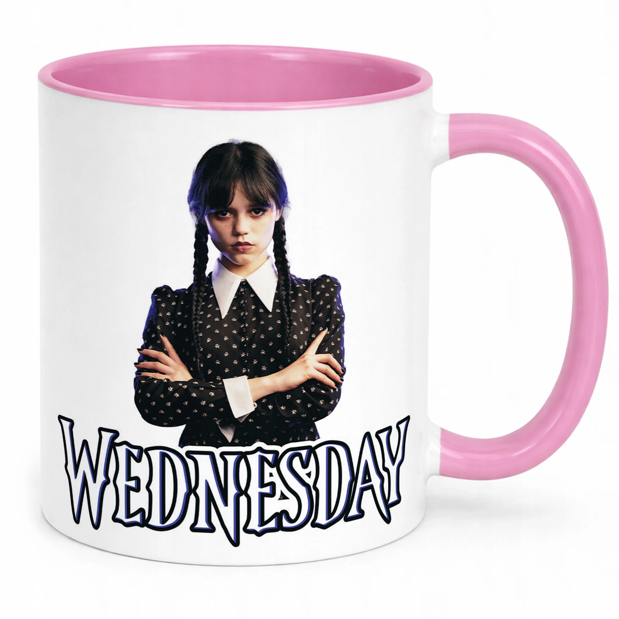 Kubek Różowy Nevermore Wednesday Addams Dla Fanów Prezent