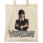 Torba bawełniana na zakupy Nevermore Wednesday Dla Fanów Serialu