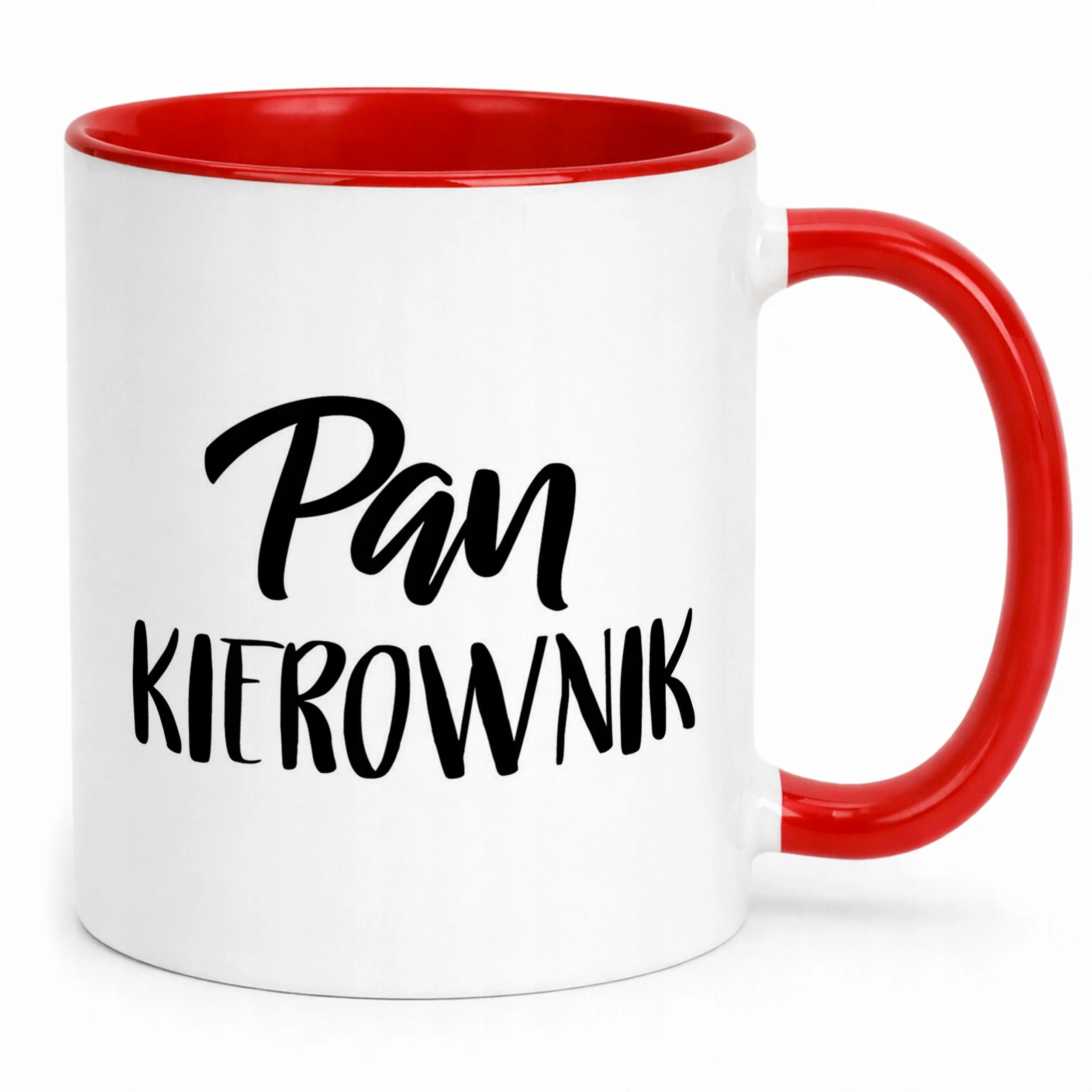 Kubek Czerwony Pan Kierownik Dla Mężczyzny Praca Prezent
