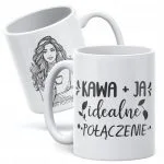 Kubek ceramiczny Dzień Kobiet Kawa Ja Idealne Połączenie Prezent Kobiety