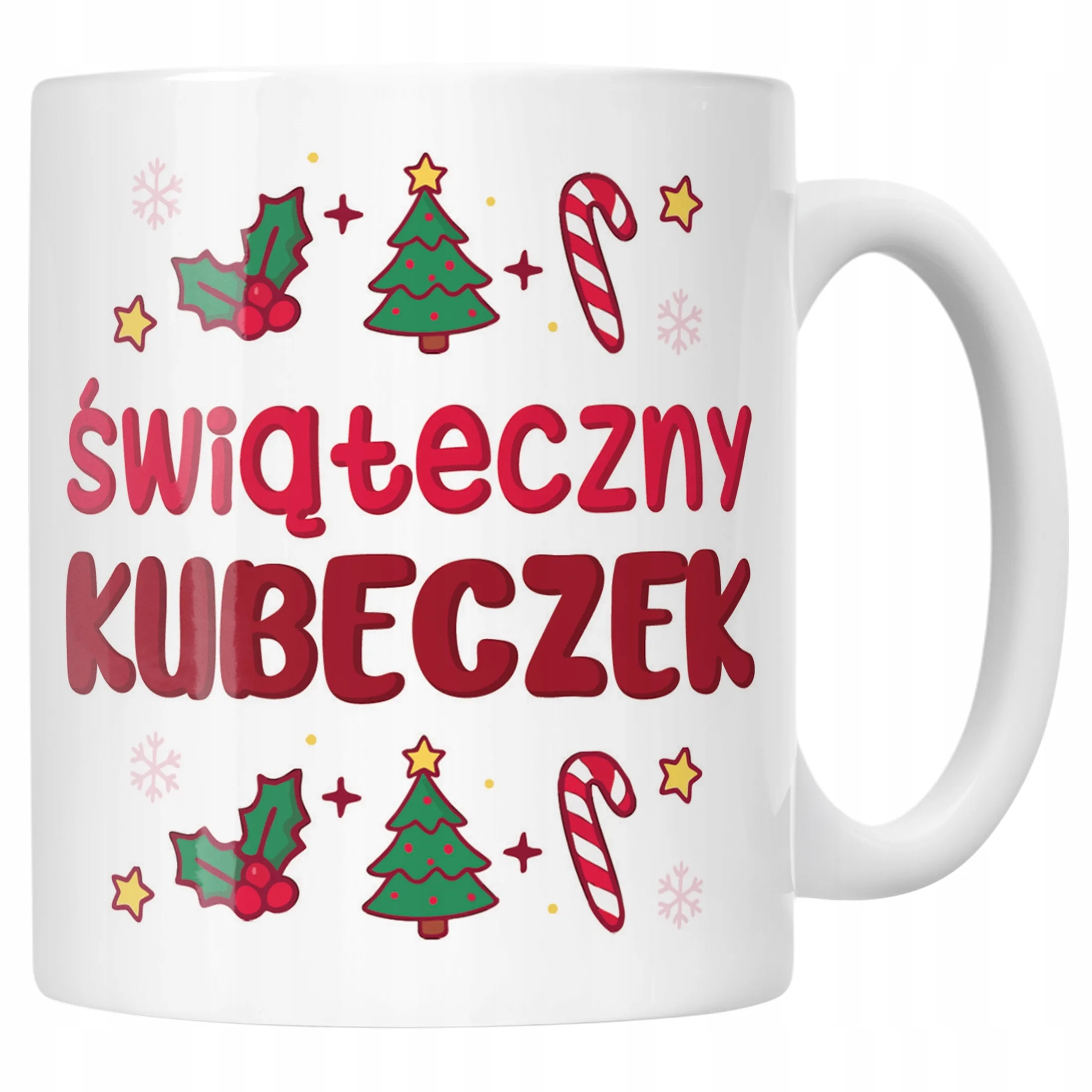 Kubek Ceramiczny Świąteczny Kubeczek Boże Narodzenie Prezent Upominek