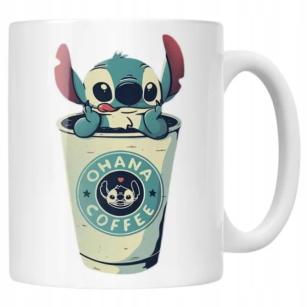 Kubek ceramiczny Stitch Lilo i Stich Bajka Dla Dzieci Prezent