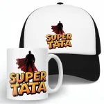 Zestaw Kubek + Koszulka Dzień Ojca Dla Taty Super Tata Prezent