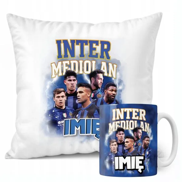 Zestaw personalizowany Kubek + Poduszka Inter Mediolan Martínez